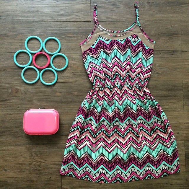 The Sexy Net Yarn Stitching Dress Casual on Luulla